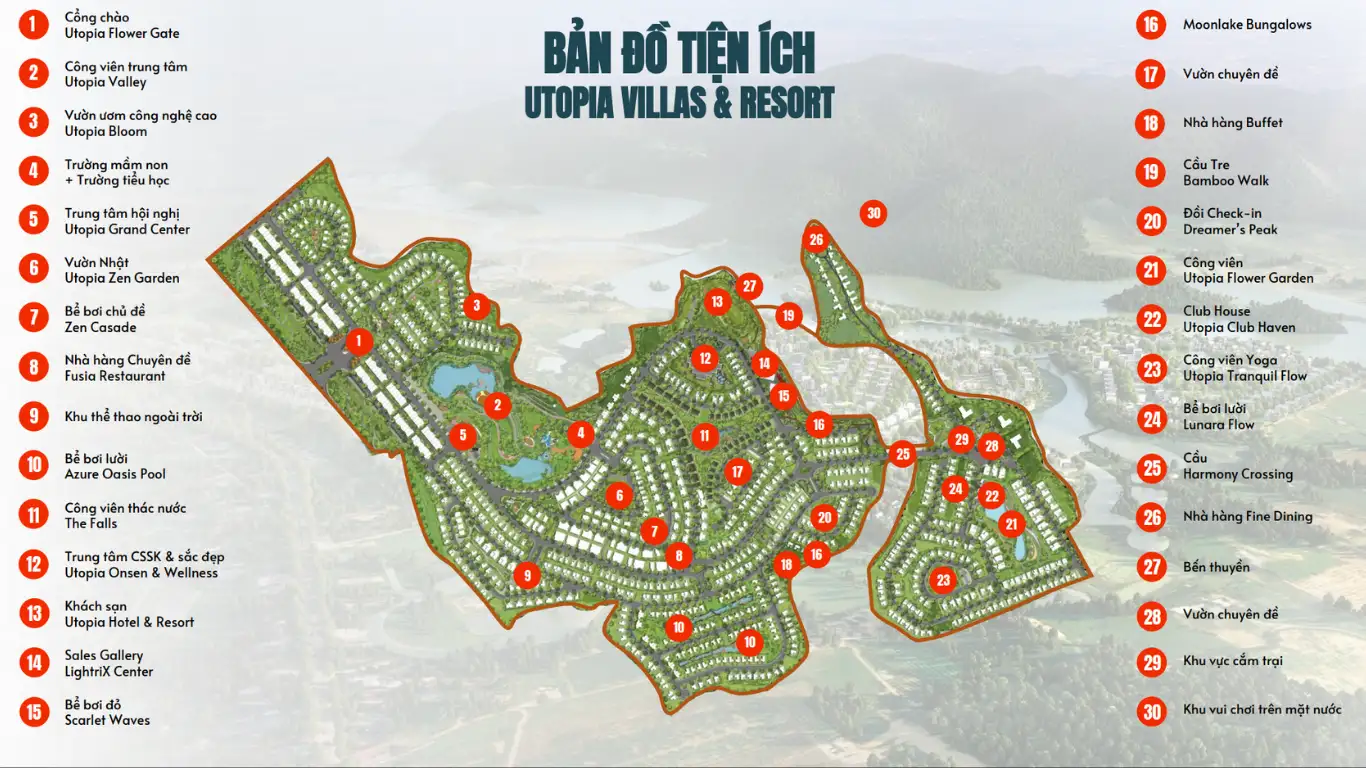 Dự án Utopia Hòa Bình – Biệt thự nghỉ dưỡng chuẩn resort giữa thiên nhiên hồ Đá Bạc