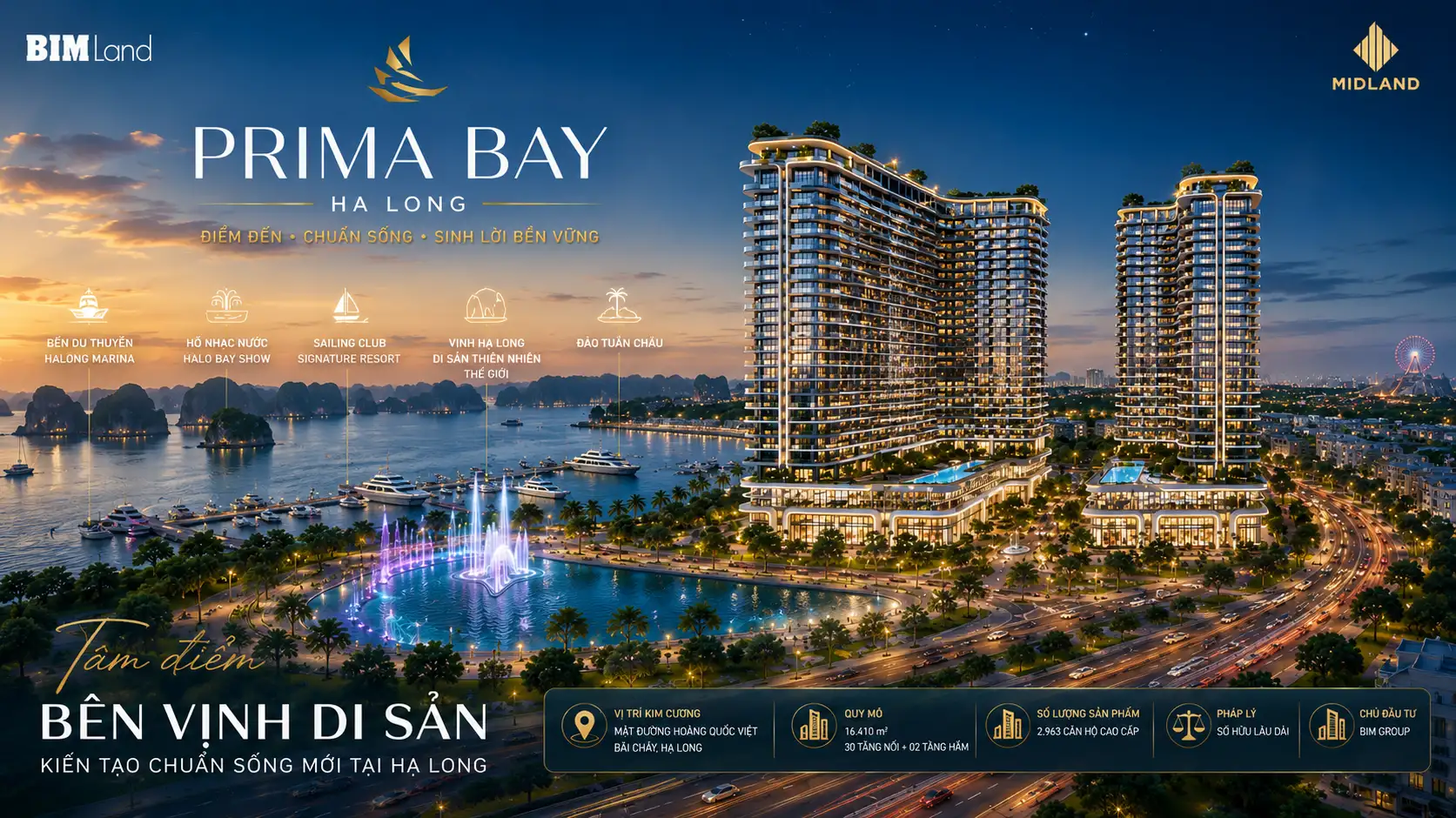 PRIMA BAY HẠ LONG – BIỂU TƯỢNG SỐNG SANG BÊN VỊNH DI SẢN